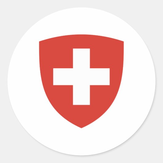 Sticker Rond Armoiries suisses (Devant)