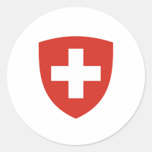 Sticker Rond Armoiries suisses