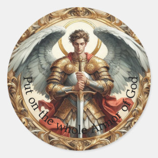 Sticker Rond Armor de Dieu