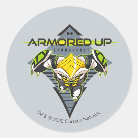 Sticker Rond Armored Up - Cannonbolt Omni-Kix (Devant)
