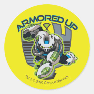 Sticker Rond Armuré vers le haut - Retard Omni-Kix
