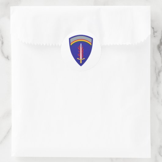 Sticker Rond Army Europe USAREUR (Sac)