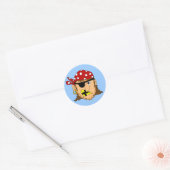 Sticker Rond Arr Pirate Man Personnalisable Pirate Stuff (Enveloppe)
