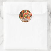 Sticker Rond ARRANGEMENT D'AUTOMNE ~ Scellants/autocollants d'e (Sac)