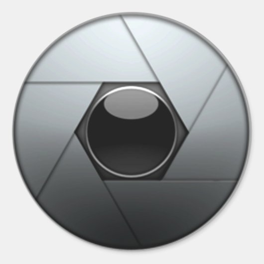 Sticker Rond Arrêt de caméra (Devant)