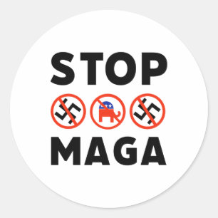 Sticker Rond Arrêter