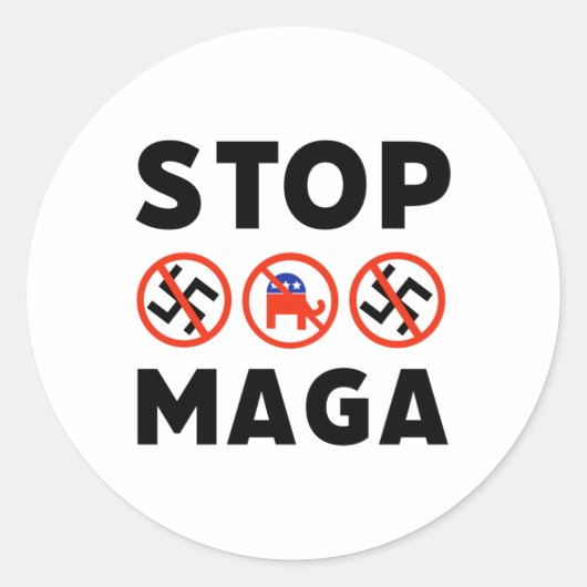 Sticker Rond Arrêter (Devant)