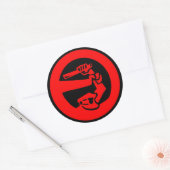 Sticker Rond Arrêter la violence policière (Enveloppe)