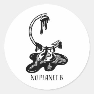 Sticker Rond Arrêter le changement climatique - Sta de protecti