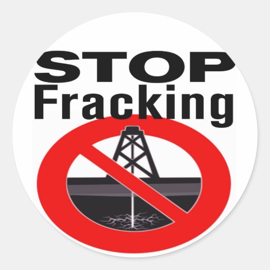 Sticker Rond Arrêter le fractionnement (Devant)