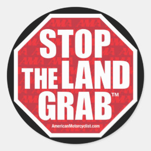 Sticker Rond Arrêtez le grippage de terre