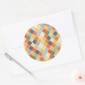 Sticker Rond Arrière - plan 2 (Enveloppe)