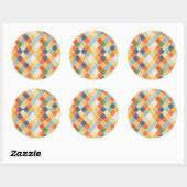 Sticker Rond Arrière - plan 2 (Feuille)