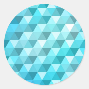 Sticker Rond arrière - plan Abstrait en mosaïque motif