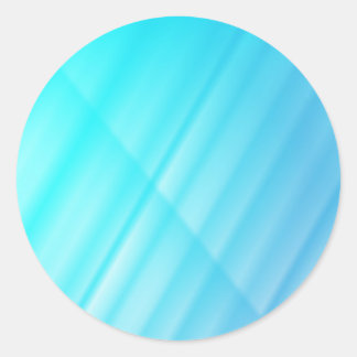 Sticker Rond Arrière - plan abstrait rayé bleu et blanc