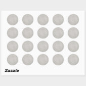 Sticker Rond Arrière - plan brossé gris (Feuille)