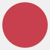 Sticker Rond Arrière - plan rouge foncé (Devant)