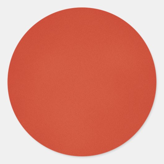Sticker Rond Arrière - plan rouge vif (Devant)
