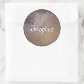 Sticker Rond Arrière - plan texturé 4 (Sac)