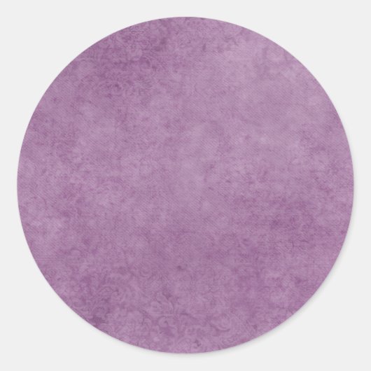 Sticker Rond Arrière - plan violet brossé (Devant)