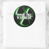 Sticker Rond Arrière-plan zéro 3D (Sac)