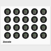 Sticker Rond Arrish Irish Rate St Patricks Day, Rate Men Funny (Feuille)