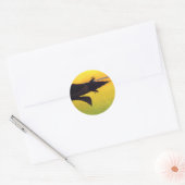 Sticker Rond Arrivée à l'appel ~ Frederic Remington (Enveloppe)