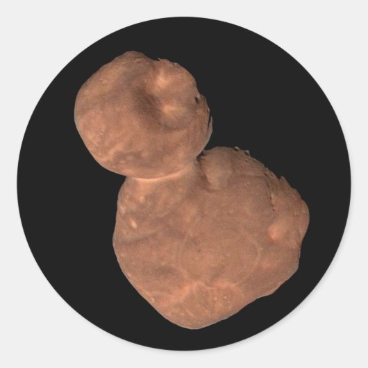 Sticker Rond Arrokoth Kuiper Belt, objet (Devant)