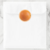 Sticker Rond Arrondi Orange Fruit frais Photo (Sac)