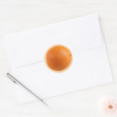 Sticker Rond Arrondi Orange Fruit frais Photo (Enveloppe)