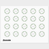 Sticker Rond Arrosage Rosemary Wreath (Feuille)