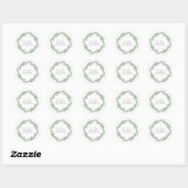 Sticker Rond Arrosage Rosemary Wreath (Feuille)