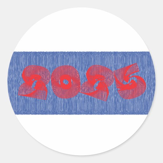 Sticker Rond Art 2025 (Devant)