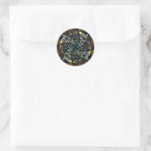 Sticker rond Art Abstrait (Sac)