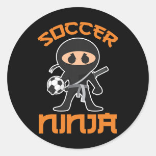 Sticker Rond Art de football cool pour les hommes garçons amate