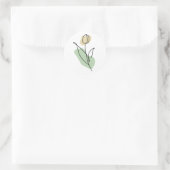 Sticker Rond Art de la ligne (Sac)