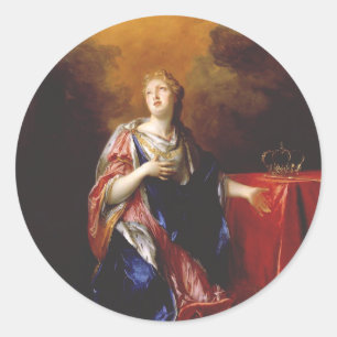 Sticker Rond Art de sainte Marguerite d'Écosse