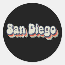 Art de San Diego Californie Rétro en détresse