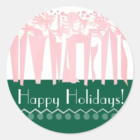 STICKER ROND ART DÉO (Devant)