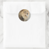 Sticker Rond art des lions (Sac)