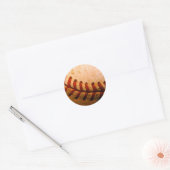 Sticker Rond Art du baseball (Enveloppe)