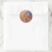 Sticker Rond Art du coeur (Sac)