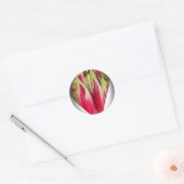 Sticker Rond Art du coeur floral (Enveloppe)