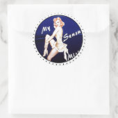 STICKER ROND ART DU NEZ (Sac)