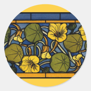 Sticker Rond Art floral Nouvea de Maurice Pillard (dit
