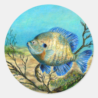 Sticker Rond Art gagnant par G. Barker - 11e année