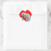 Sticker Rond art manatee (Sac)