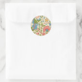Sticker Rond Art nouveau lodden pattern - William Morris (Sac)