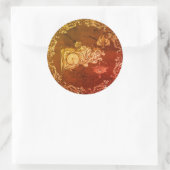 Sticker Rond Art nouveau sconce spiderweb Seder (Sac)