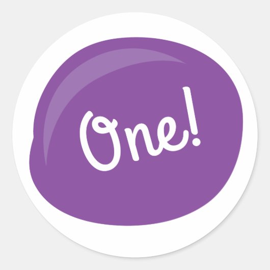 Sticker Rond Art Paint Palette Cute Kid's Birthday Party (Devant)